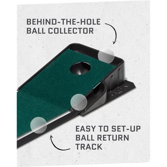 SKLZ ACCELERATOR PRO - Indoor Golf Putting Mat with Auto-Ball Return & - Picture 5 of 7